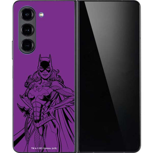 DC Comics Batgirl Comic Pop Galaxy Z Fold5 5G Skin